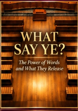 What Say Ye? original cover